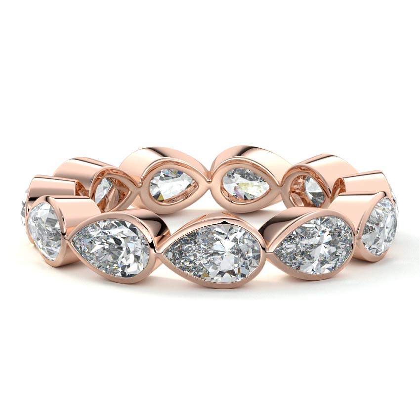 East west Bezel Eternity Band