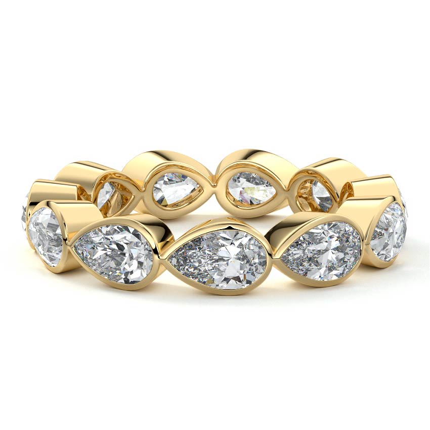 East west Bezel Eternity Band