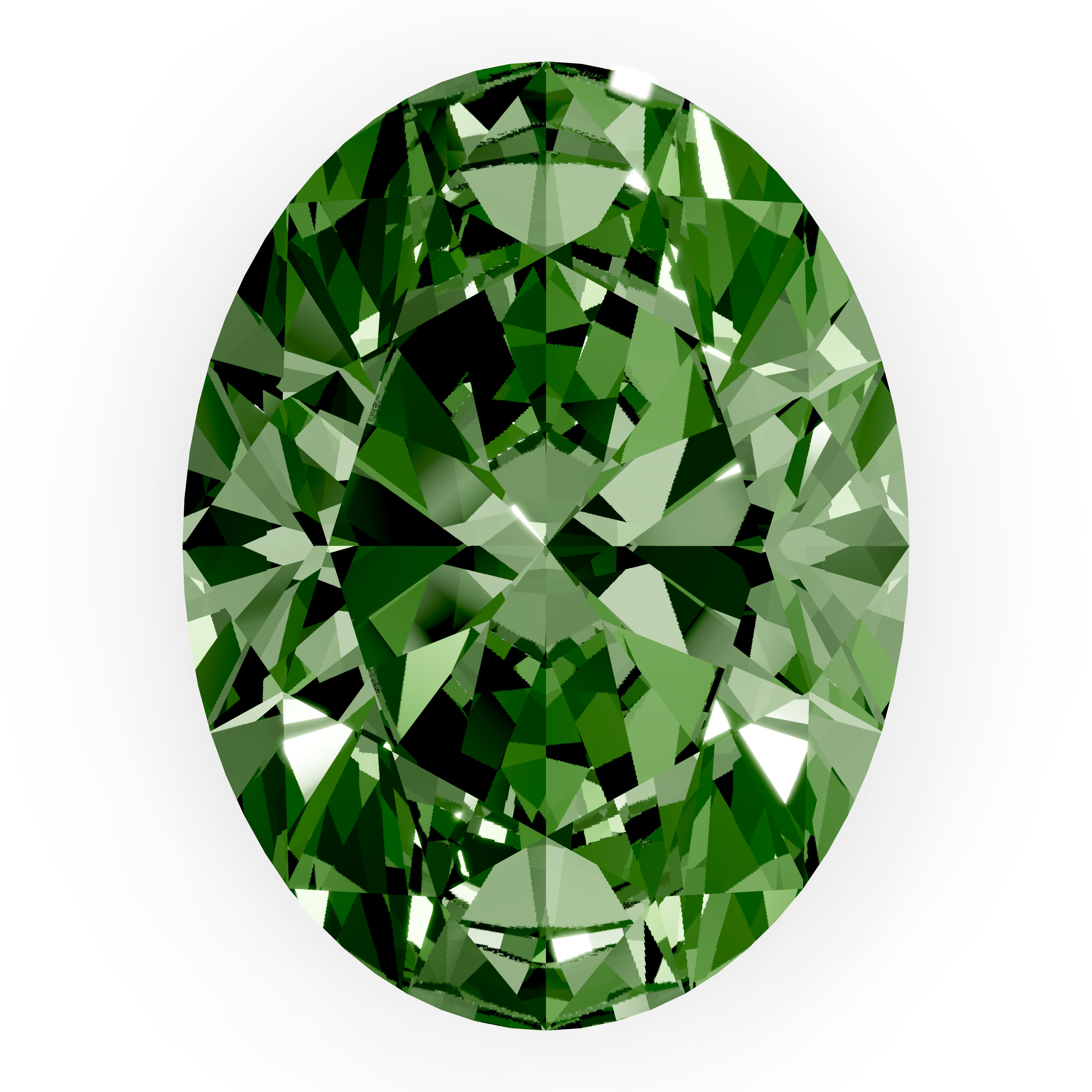 Green oval