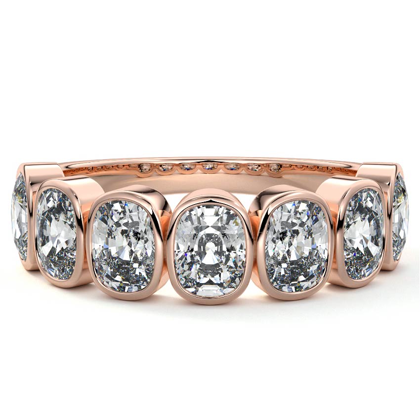 Half Bezel Eternity Band