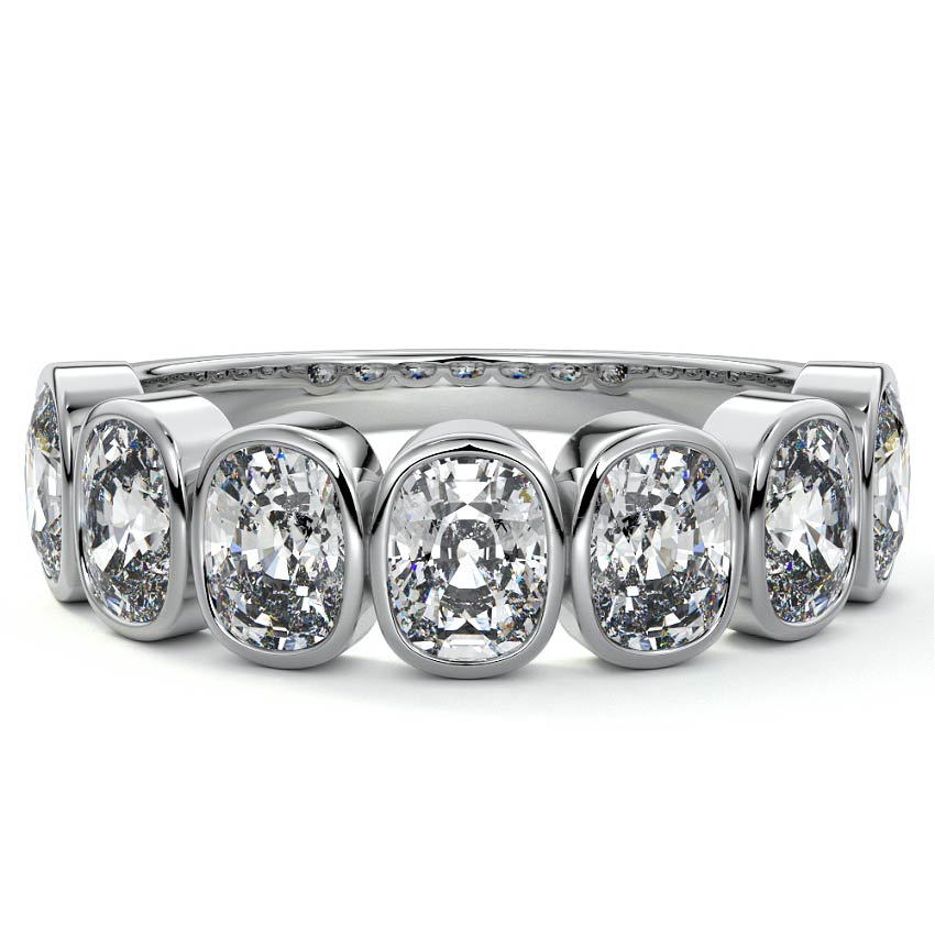 Half Bezel Eternity Band