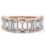 Half Bezel Eternity Band