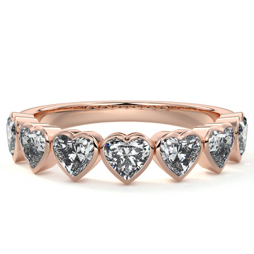 Half Bezel Eternity Band