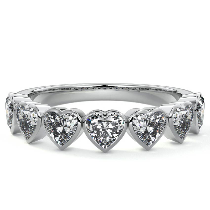 Half Bezel Eternity Band