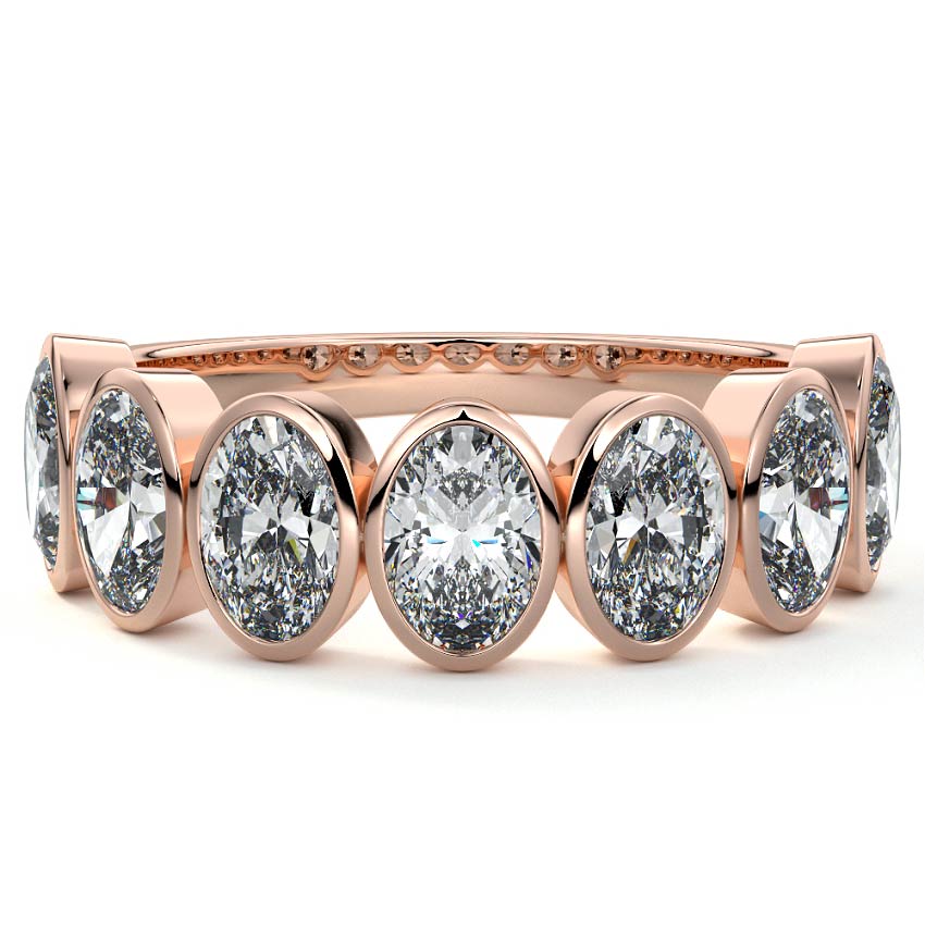 Half Bezel Eternity Band