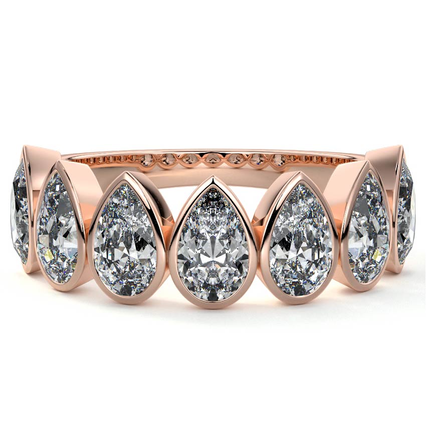 Half Bezel Eternity Band