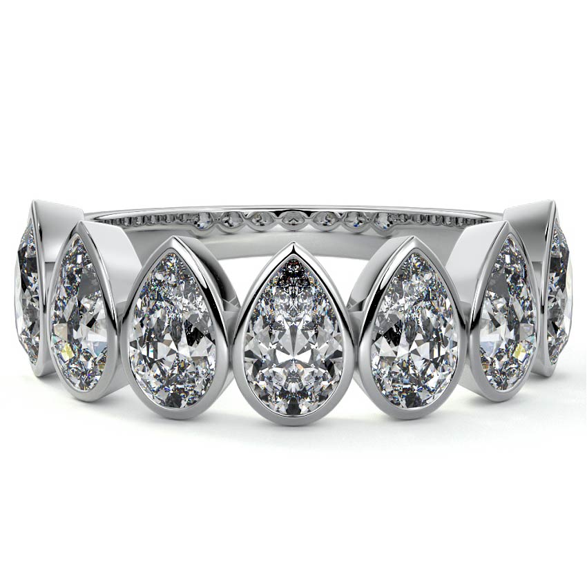 Half Bezel Eternity Band