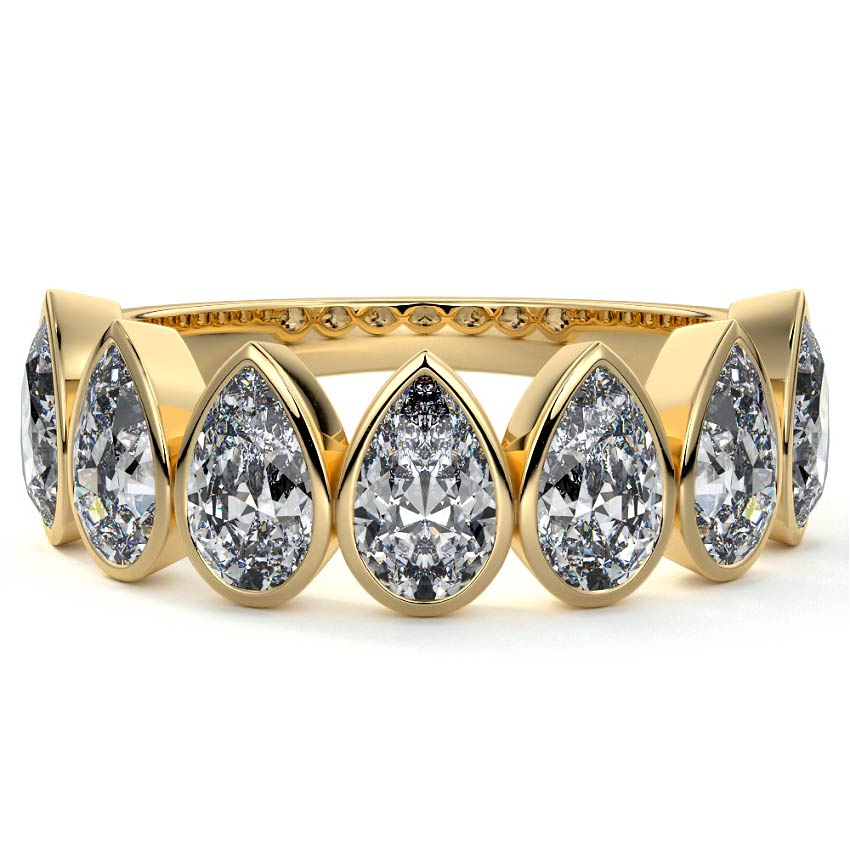 Half Bezel Eternity Band