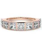 Half Bezel Eternity Band