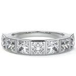 Half Bezel Eternity Band