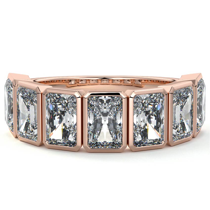 Half Bezel Eternity Band