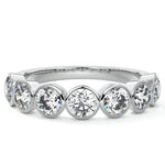 Half Bezel Eternity Band