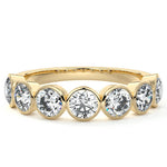 Half Bezel Eternity Band