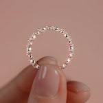 Rose gold Round and Pear Diamond Eternity Band with Prong Setting