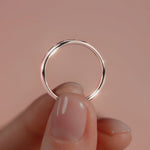 Rose gold Baguette Diamond Half Eternity Band with Channel Setting