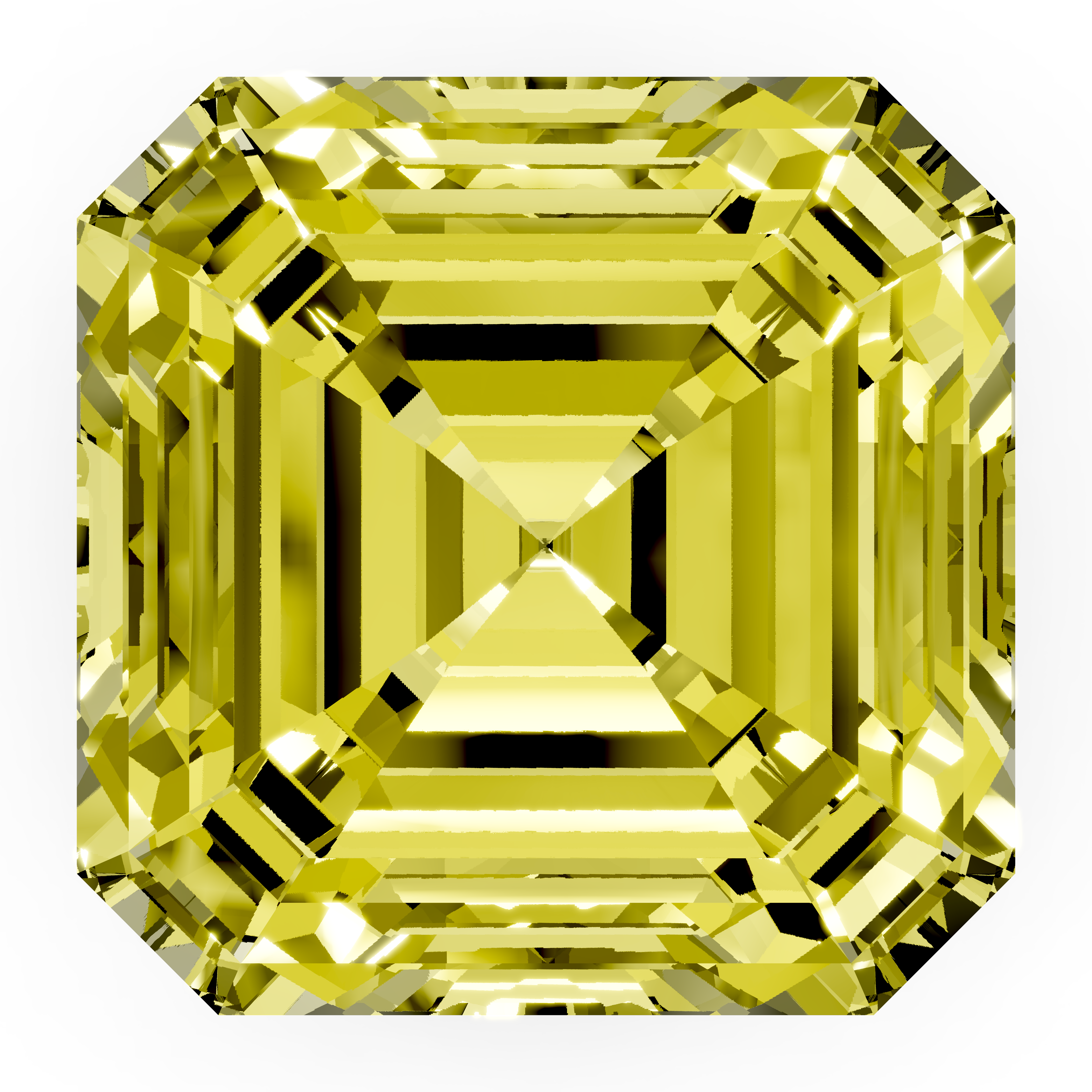 Yellow asscher