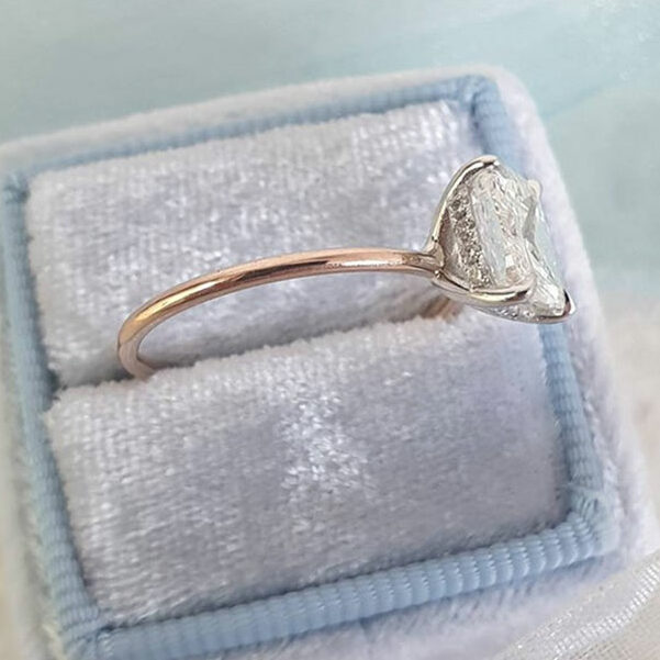 Elle 1.80 Ct cushion cut diamond engagement ring | 1.7 carat cushion ...
