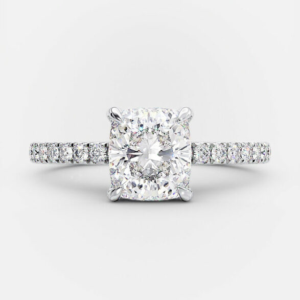 Morgan 1.55 Ct focal diamond engagement ring