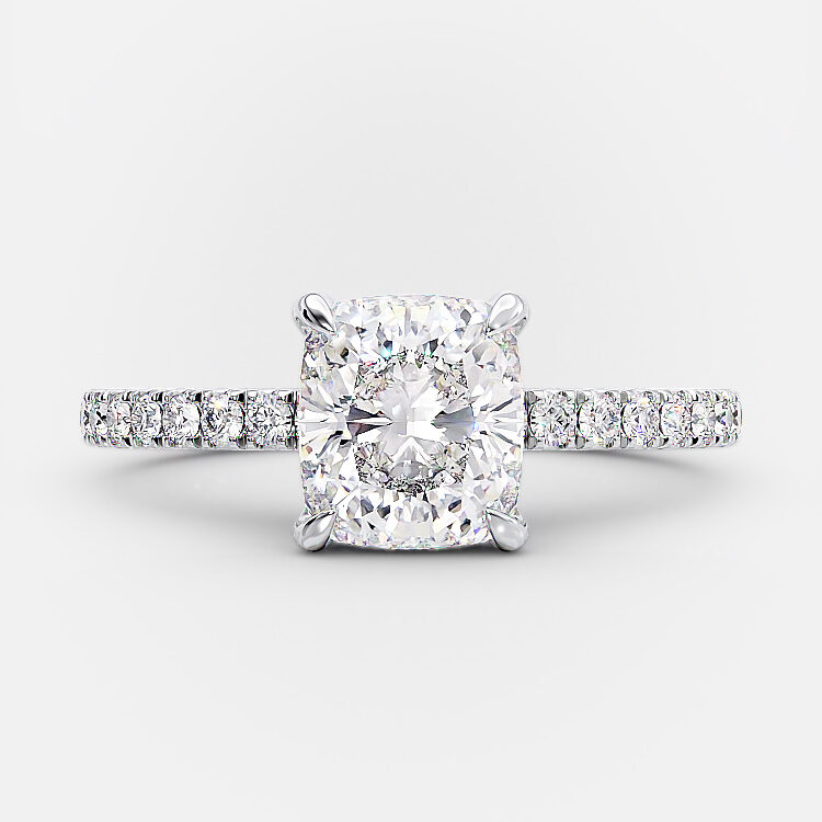 Morgan 1.55 Ct focal diamond engagement ring