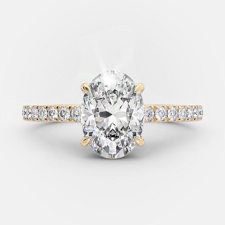 Madalyn 1.25 carat oval diamond ring | naturesparkle