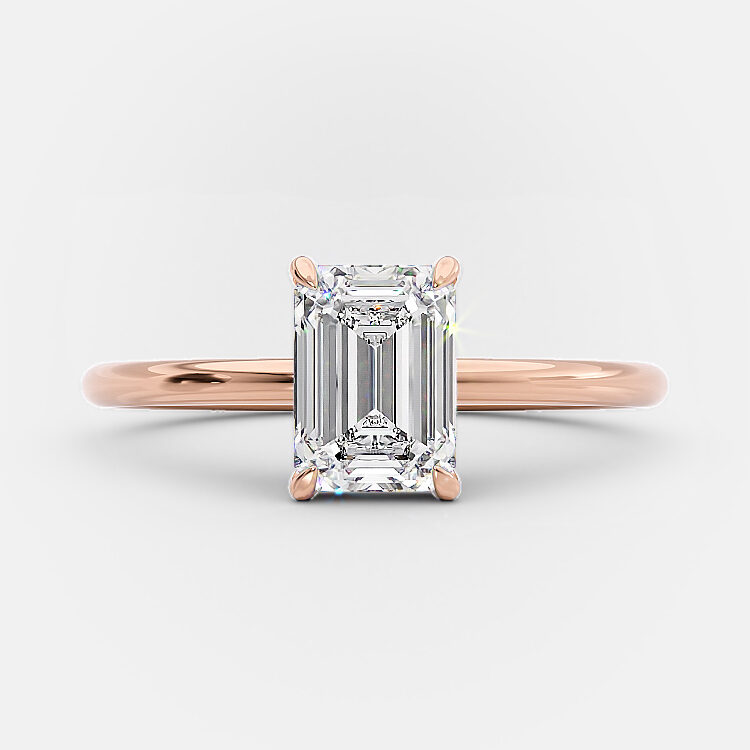 Norah 1.02 Ct Emerald diamond ring