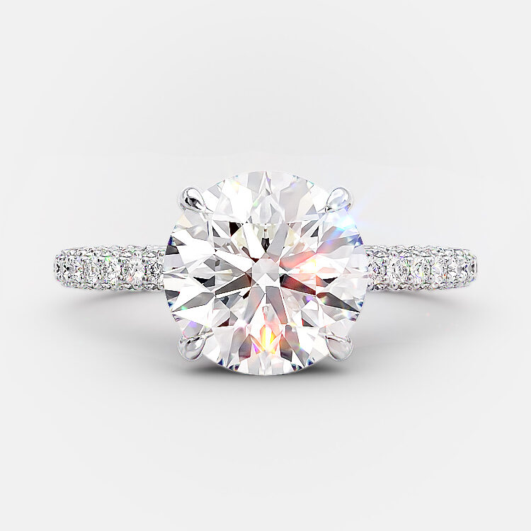 Rebecca 1.50 carat round engagement ring