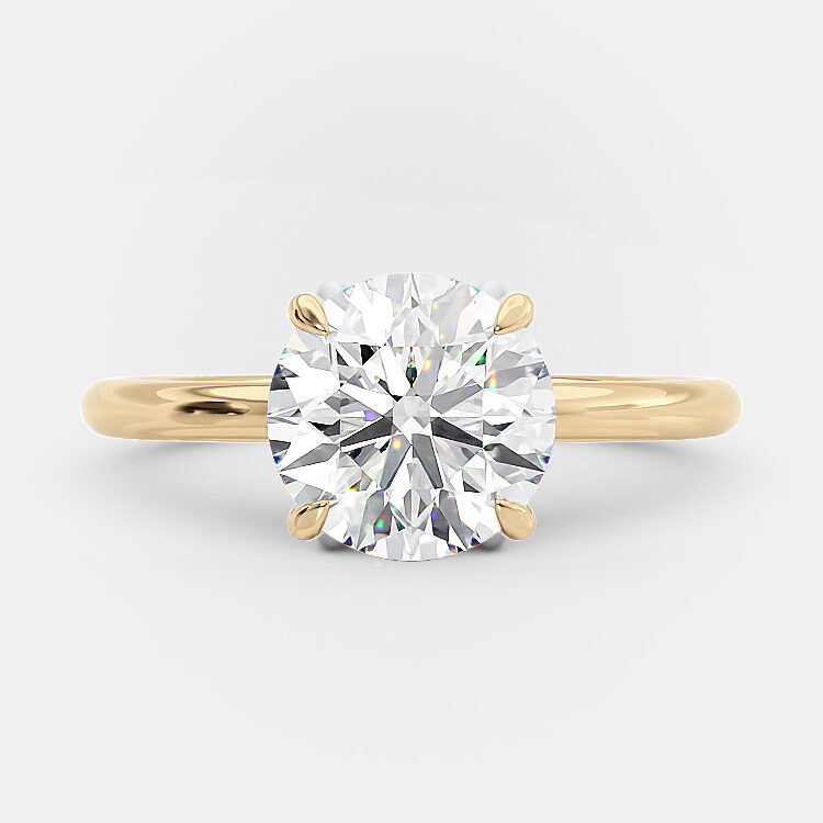 Wynter 2.25 Ct round brilliant diamond engagement ring