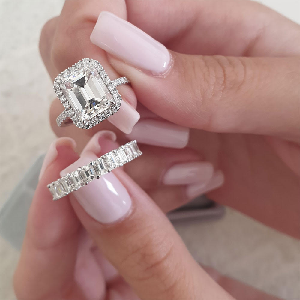 white gold engagement rings
