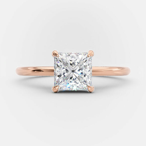 Suri 1 carat radiant engagement ring