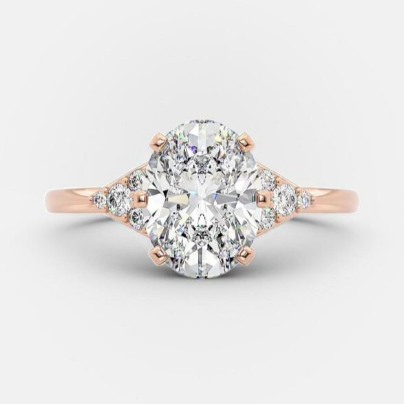 Analia 1.65 Ct oval engagement ring
