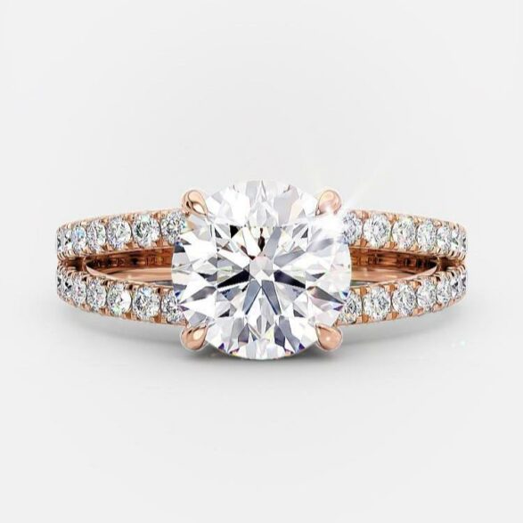 Carmen 1.9 Ct round brilliant diamond ring