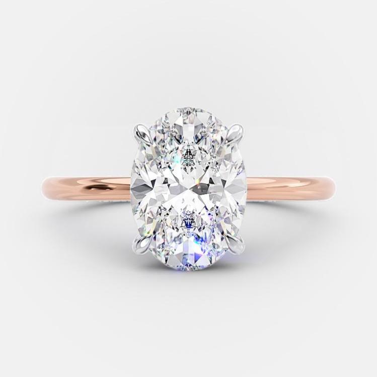 Mya 2.12 carat oval diamond ring