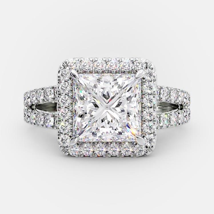 Ciara 2.50 carat princess cut engagement ring