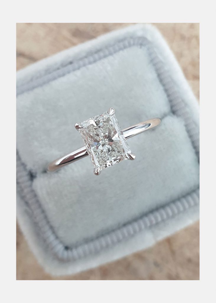Paloma 1-carat elongated radiant engagement ring - naturesparkle