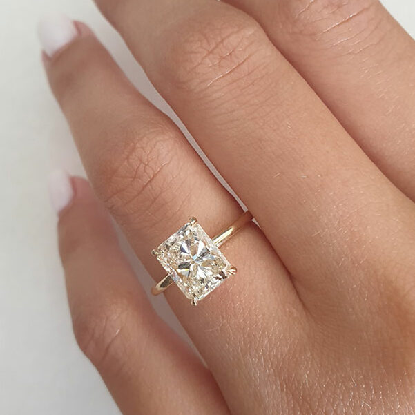 1.5 Carat Radiant Cut Diamond Ring | Ouros Jewels
