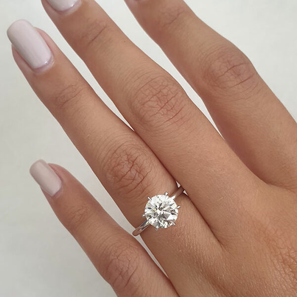 1.5 Carat Princess Cut Diamond Engagement Ring | Ara Diamonds