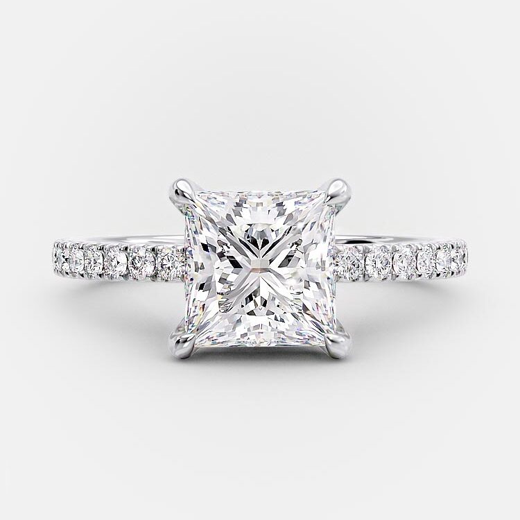 Elsa 1.5 carat princess cut engagement ring