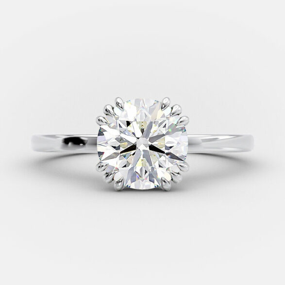 Romi 1.5 Ct round brilliant diamond ring