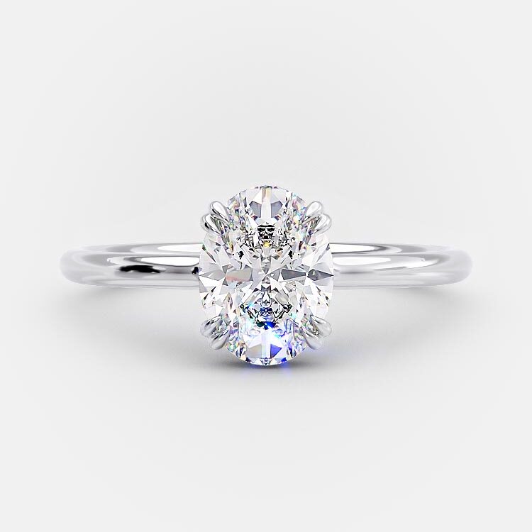 Alden 1 carat oval cut engagement ring