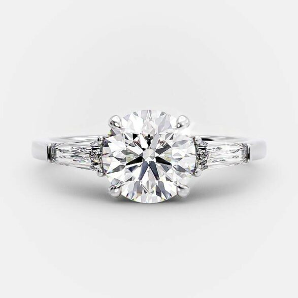 Paisley 1.31 carat round brilliant engagement ring