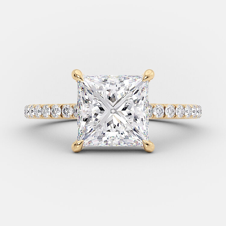 Amory 2.20 carat princess cut engagement ring