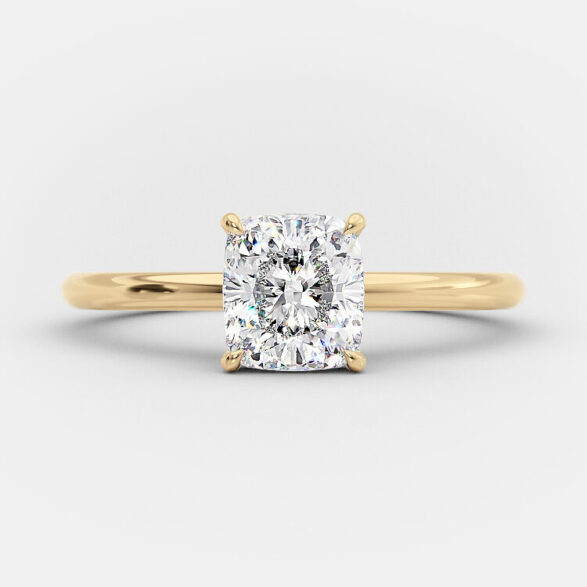 Blaine 1 carat cushion cut engagement ring