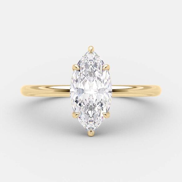 Valeria 1 carat marquise cut engagement ring