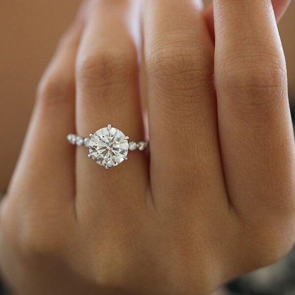 Elegant 3 Carat Diamond Engagement Ring
